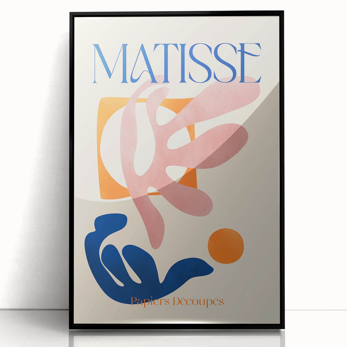 Contemporary Canvas Art – Modern Abstract Design Inspired by Matisse