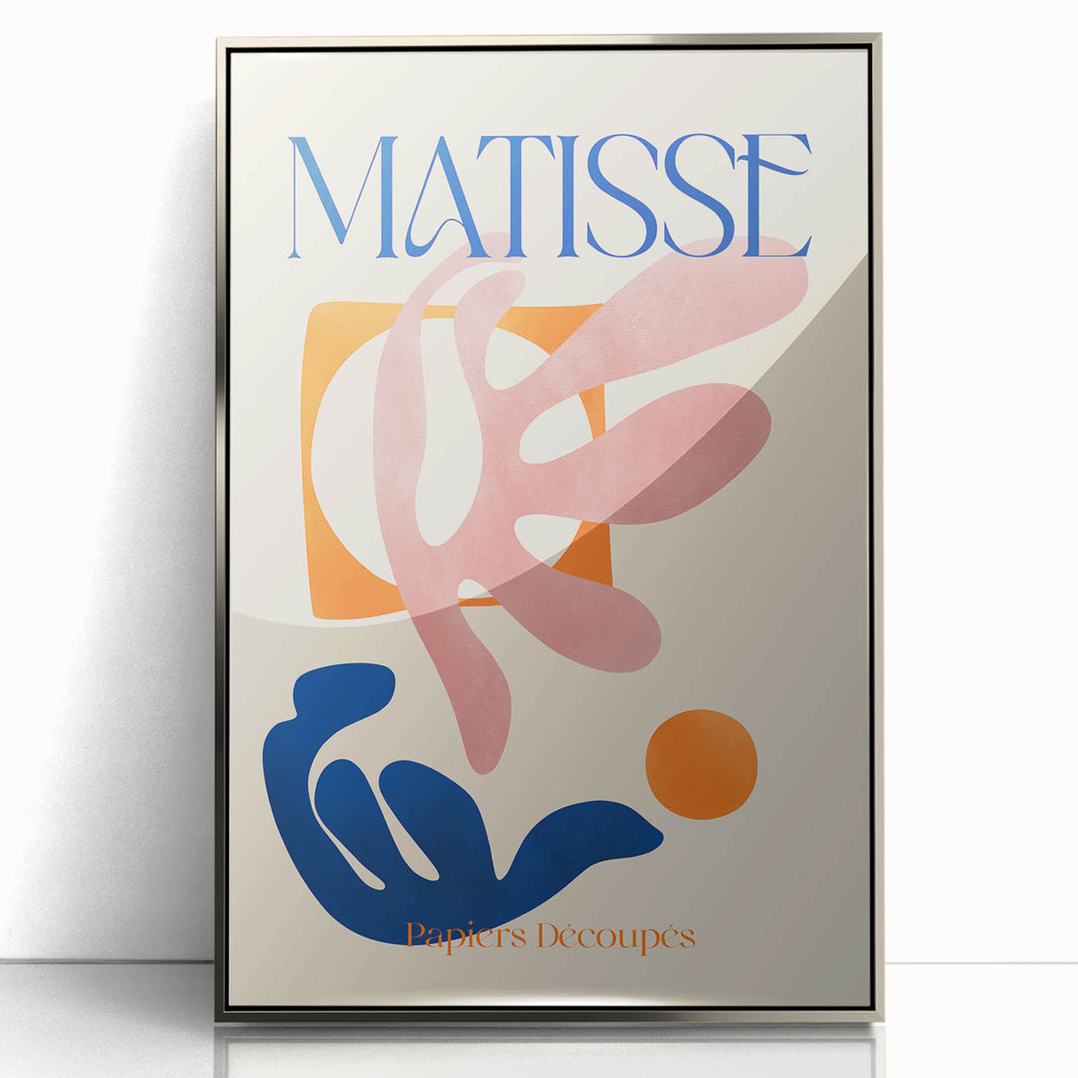 Contemporary Canvas Art – Modern Abstract Design Inspired by Matisse