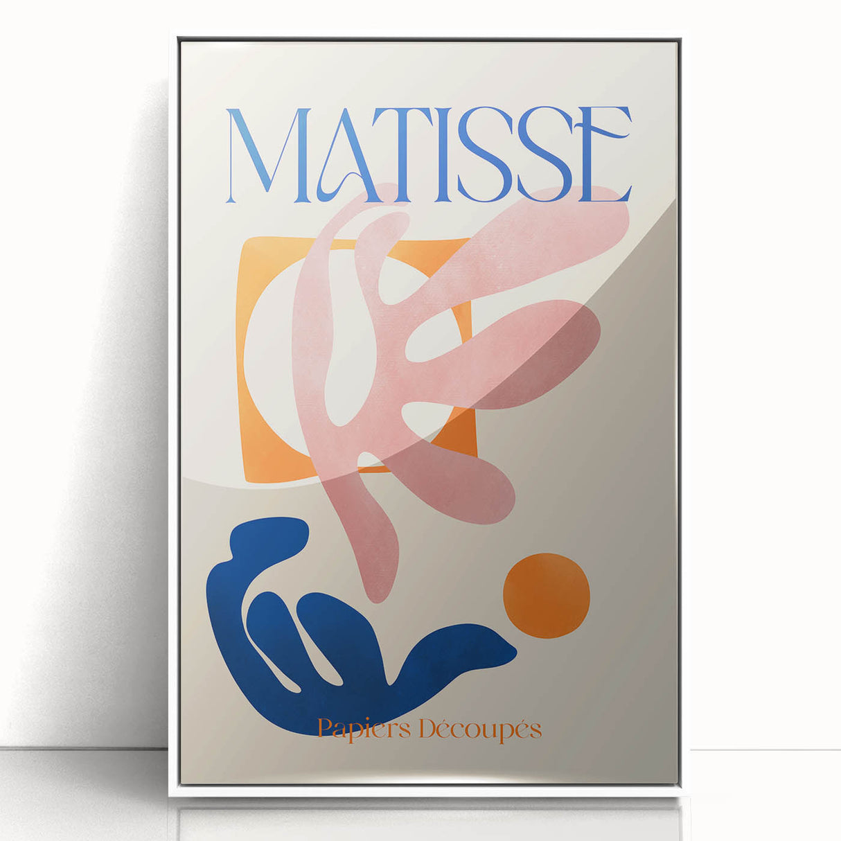 Contemporary Canvas Art – Modern Abstract Design Inspired by Matisse