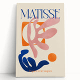 Contemporary Canvas Art – Modern Abstract Design Inspired by Matisse