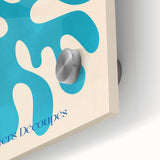 Modern Wall Art – Matisse-Inspired Abstract Canvas with Blue Cutouts