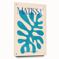 Modern Wall Art – Matisse-Inspired Abstract Canvas with Blue Cutouts