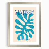 Modern Wall Art – Matisse-Inspired Abstract Canvas with Blue Cutouts