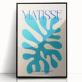 Modern Wall Art – Matisse-Inspired Abstract Canvas with Blue Cutouts