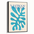 Modern Wall Art – Matisse-Inspired Abstract Canvas with Blue Cutouts