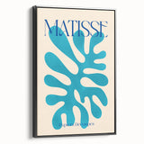 Modern Wall Art – Matisse-Inspired Abstract Canvas with Blue Cutouts