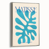 Modern Wall Art – Matisse-Inspired Abstract Canvas with Blue Cutouts
