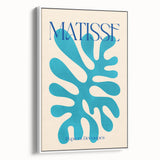 Modern Wall Art – Matisse-Inspired Abstract Canvas with Blue Cutouts