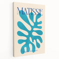 Modern Wall Art – Matisse-Inspired Abstract Canvas with Blue Cutouts