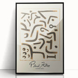 Modern Abstract Wall Art – Paul Klee-Inspired Contemporary Canvas Print