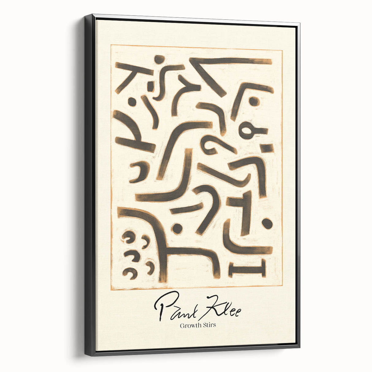 Modern Abstract Wall Art – Paul Klee-Inspired Contemporary Canvas Print