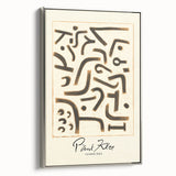 Modern Abstract Wall Art – Paul Klee-Inspired Contemporary Canvas Print