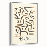 Modern Abstract Wall Art – Paul Klee-Inspired Contemporary Canvas Print