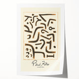 Modern Abstract Wall Art – Paul Klee-Inspired Contemporary Canvas Print