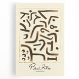 Modern Abstract Wall Art – Paul Klee-Inspired Contemporary Canvas Print