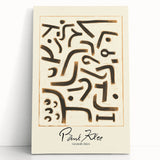 Modern Abstract Wall Art – Paul Klee-Inspired Contemporary Canvas Print