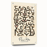 Modern Abstract Wall Art – Paul Klee-Inspired "Comedians Handbill" Print