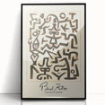 Modern Abstract Wall Art – Paul Klee-Inspired "Comedians Handbill" Print