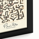 Modern Abstract Wall Art – Paul Klee-Inspired "Comedians Handbill" Print