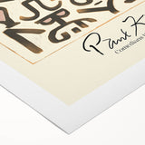 Modern Abstract Wall Art – Paul Klee-Inspired "Comedians Handbill" Print