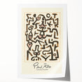 Modern Abstract Wall Art – Paul Klee-Inspired "Comedians Handbill" Print