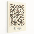 Modern Abstract Wall Art – Paul Klee-Inspired "Comedians Handbill" Print