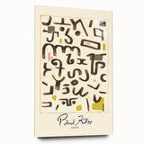 Modern Abstract Wall Art – Paul Klee-Inspired "Gesetz" Canvas Print