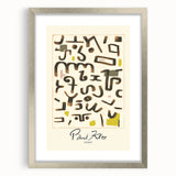 Modern Abstract Wall Art – Paul Klee-Inspired "Gesetz" Canvas Print