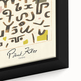 Modern Abstract Wall Art – Paul Klee-Inspired "Gesetz" Canvas Print
