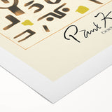 Modern Abstract Wall Art – Paul Klee-Inspired "Gesetz" Canvas Print