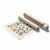 Modern Abstract Wall Art – Paul Klee-Inspired "Gesetz" Canvas Print