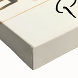 Modern Abstract Wall Art – Paul Klee-Inspired "Gesetz" Canvas Print