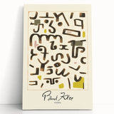 Modern Abstract Wall Art – Paul Klee-Inspired "Gesetz" Canvas Print