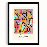 Modern Abstract Wall Art – Paul Klee-Inspired "Park Bei Lu" Canvas Print