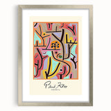 Modern Abstract Wall Art – Paul Klee-Inspired "Park Bei Lu" Canvas Print