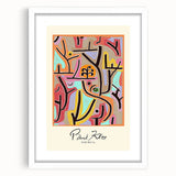 Modern Abstract Wall Art – Paul Klee-Inspired "Park Bei Lu" Canvas Print