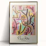 Modern Abstract Wall Art – Paul Klee-Inspired "Park Bei Lu" Canvas Print