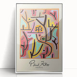 Modern Abstract Wall Art – Paul Klee-Inspired "Park Bei Lu" Canvas Print