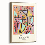 Modern Abstract Wall Art – Paul Klee-Inspired "Park Bei Lu" Canvas Print