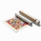 Modern Abstract Wall Art – Paul Klee-Inspired "Park Bei Lu" Canvas Print