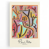 Modern Abstract Wall Art – Paul Klee-Inspired "Park Bei Lu" Canvas Print