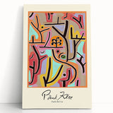 Modern Abstract Wall Art – Paul Klee-Inspired "Park Bei Lu" Canvas Print