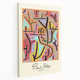 Modern Abstract Wall Art – Paul Klee-Inspired "Park Bei Lu" Canvas Print