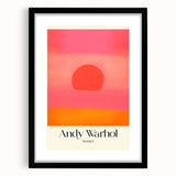 Contemporary Art Prints - Abstract Modern Sunset Canvas Wall Decor
