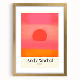 Contemporary Art Prints - Abstract Modern Sunset Canvas Wall Decor