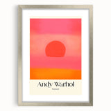 Contemporary Art Prints - Abstract Modern Sunset Canvas Wall Decor