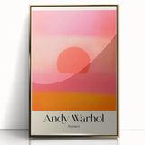 Contemporary Art Prints - Abstract Modern Sunset Canvas Wall Decor