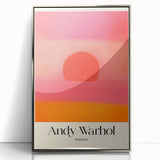 Contemporary Art Prints - Abstract Modern Sunset Canvas Wall Decor
