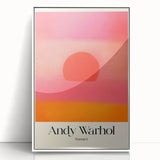 Contemporary Art Prints - Abstract Modern Sunset Canvas Wall Decor