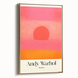 Contemporary Art Prints - Abstract Modern Sunset Canvas Wall Decor